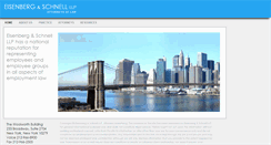 Desktop Screenshot of eisenbergandschnell.com